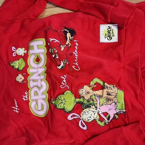The Grinch Dr Seuss Sweatshirt And Sweatpants Set. - Picture 2 of 5